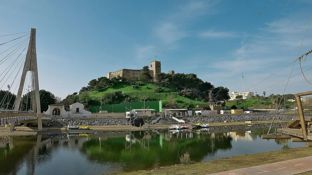 Sohail Castle above the mouth of the Fuengirola river