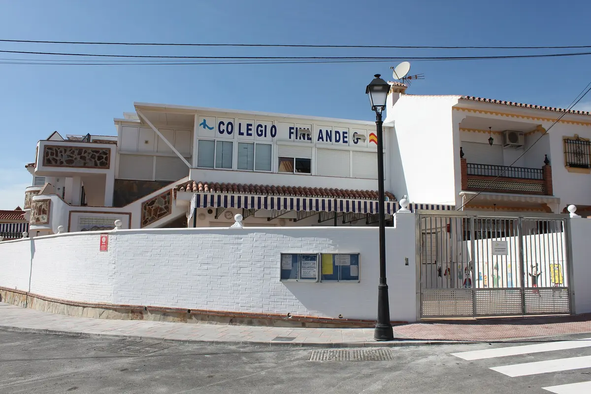 Colegio Finlandés (Finnish School) building in Los Pacos, Fuengirola